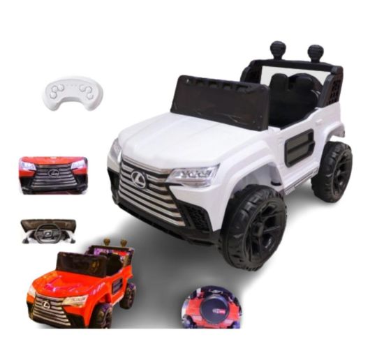 صورة جيب أطفال لكزس أبيض 12 فولت